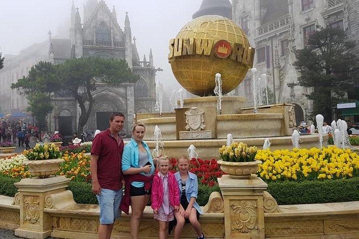 Golden Bridge Ba Na Hills privétour vanuit hotels in Hue - Da Nang-Hooi-stad