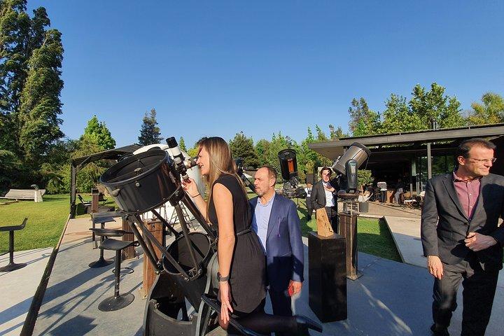Stjernekiggeri, soludsigt i det eksklusive astronomiske observatorium Santiago de Chile