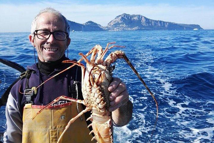 Capri Fishing Excursion with Snorkeling and Lunch from Sorrento