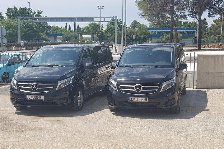 Privat transfer Dubrovnik flygplats till Dubrovnik ACI Marina i Komolac