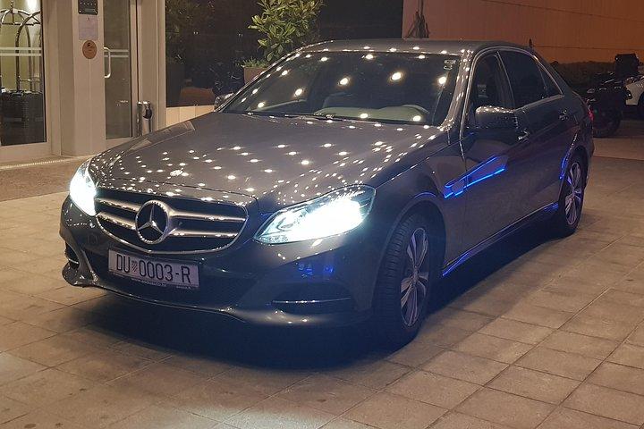 Privat transfer Dubrovnik flygplats till Dubrovnik ACI Marina i Komolac