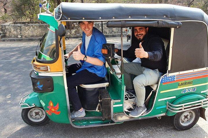 Tour privato della città rosa di un giorno in Tuk Tuk con autista che parla inglese.