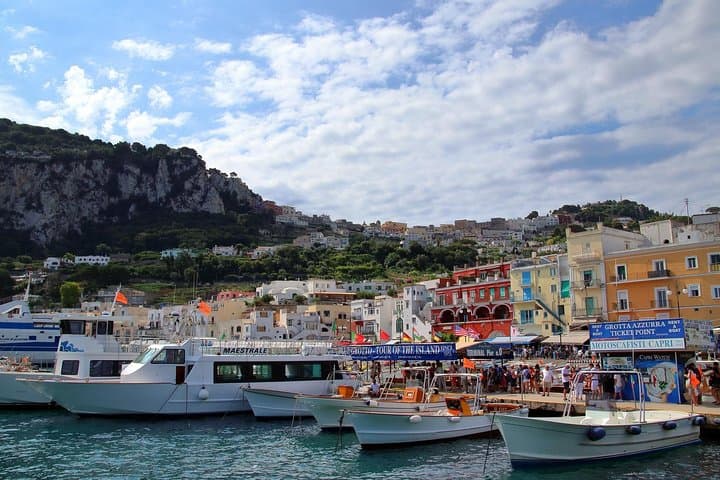 Capri and Blue Grotto Day Tour from Naples or Sorrento
