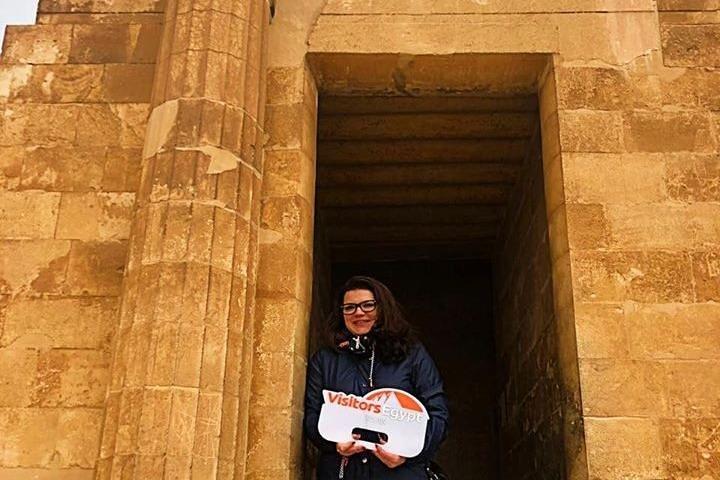 Tour privado a las pirámides, la ciudad de Memphis y Sakkara