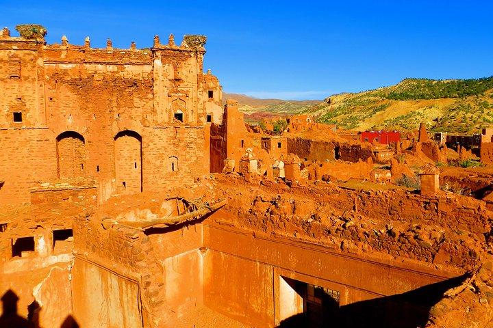 Day trip from Ouarzazate: Teloute, Ait Ben Haddou & Oasis Fint including lunch