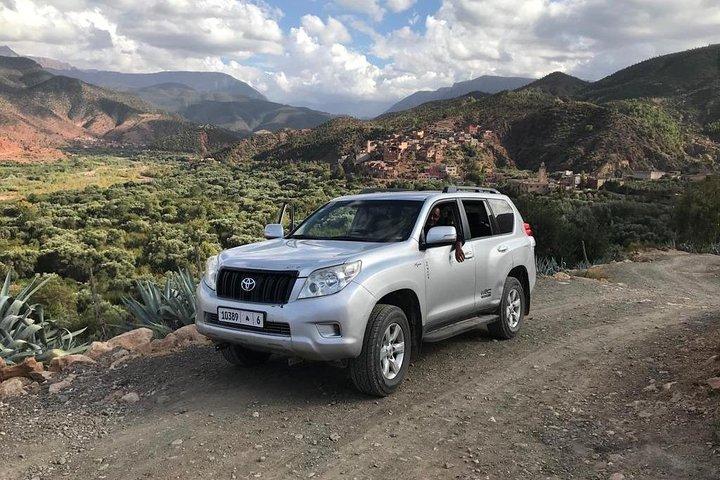 Safariöknen från Marrakech vandring och Kik-platån och High Atlas-dalarna