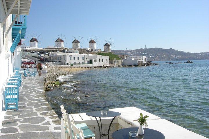 Privat rundtur i Little Venice, Kalafati Beach och Panagia Tourliani kloster