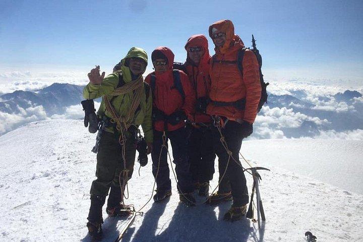 Climbing Mount Kazbegi