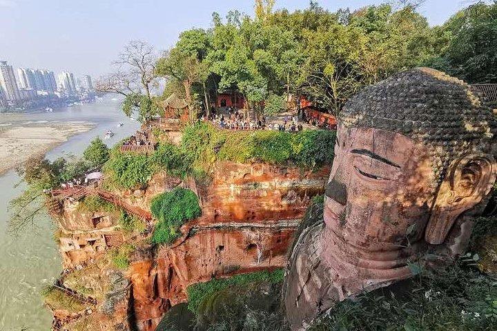 Excursion privée d'une journée : Bouddha géant de Leshan et complexe panoramique d'Emeishan