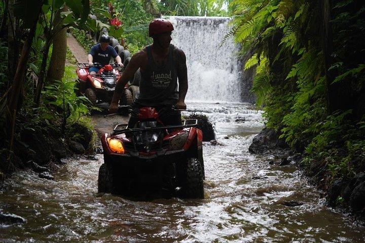 Jungle ATV Quad Bike durch Gorilla Face Cave