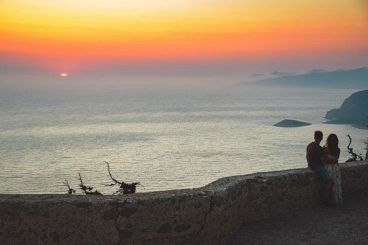 Wine Tasting and Romantic sunset in Monolithos