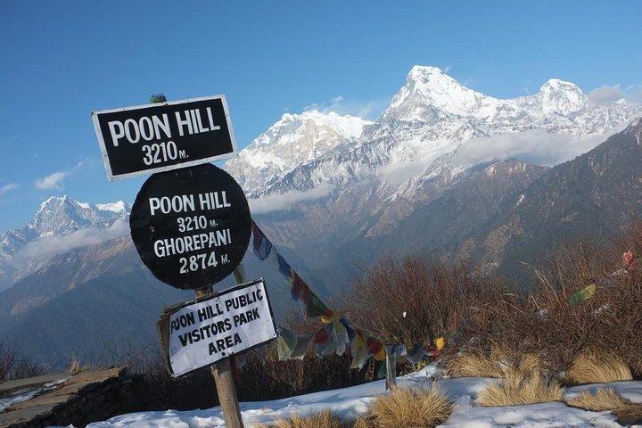 Annapurna Ghorepani Poon Hill trek from Pokhara short and easy hike in Himalaya