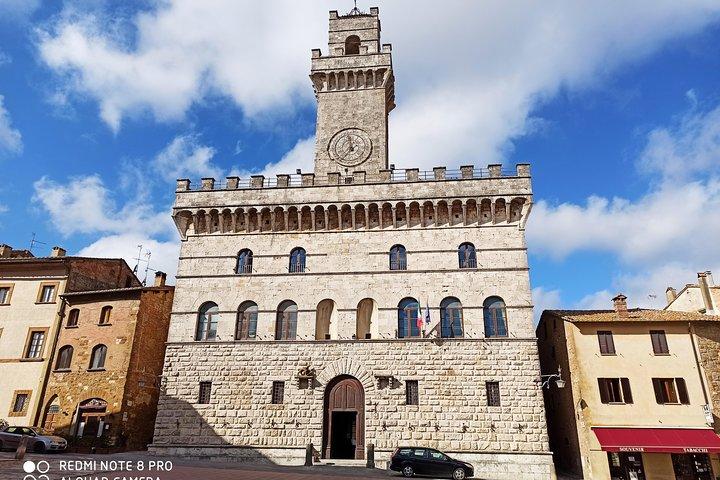Visite privée d'art et de vin à Cortona et Montepulciano, avec déjeuner et 2 dégustations de vin