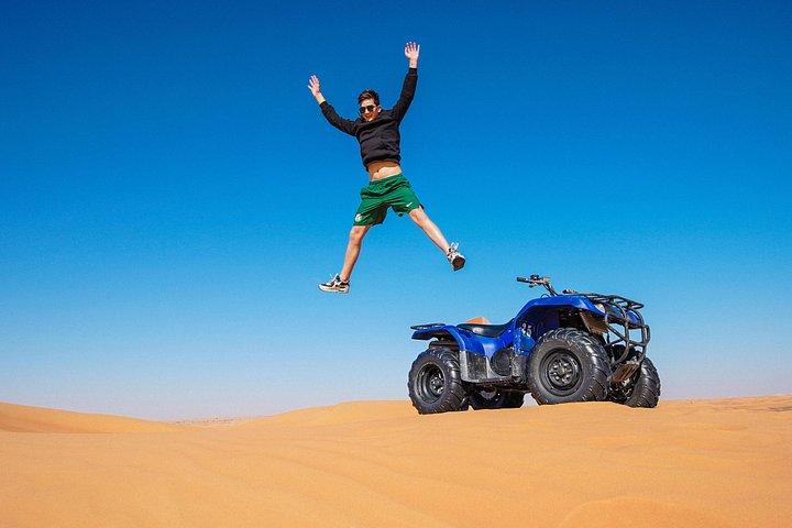 Dubai Self-Drive Quad Bike, Camels, Stargazing & 5* BBQ Al Khayma