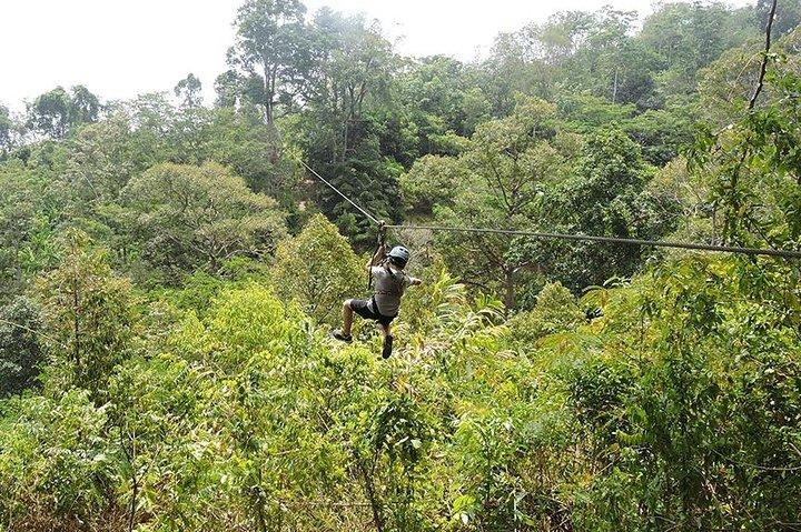 Excursão de aventura na tirolesa de Phuket