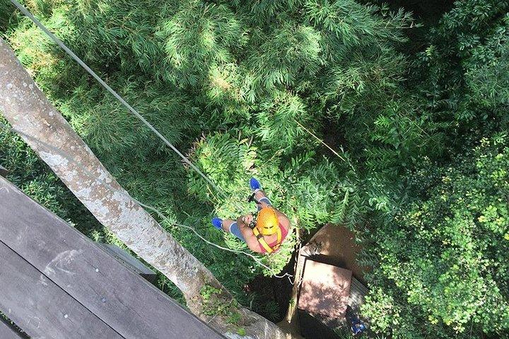 プーケットからのZipline 32プラットフォームアドベンチャーツアー