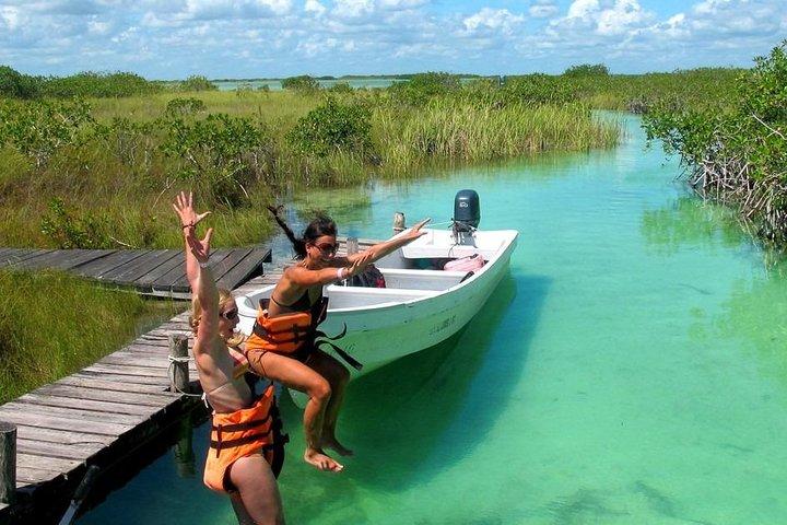 Sian Ka'an la joya verde, Tour Reserva de la Biosfera. Almuerzo y Snorkel incluidos.