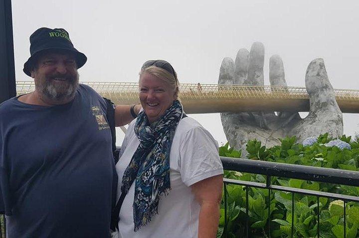 Traslado de ida e volta para Ba Na Hills - Golden Bridge via Hai Van Pass da cidade de Hue
