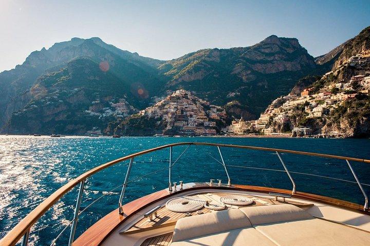 Positano y Amalfi en grupo pequeño en barco desde Roma con tren de alta velocidad