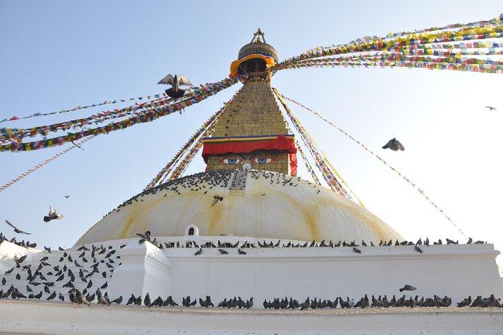 Scopri Kathmandu e la sua valle in un tour privato con una guida di lingua francese