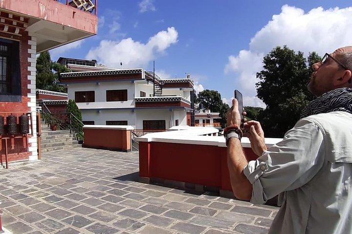 Tour panoramico privato di un'intera giornata a Kathmandu in moto