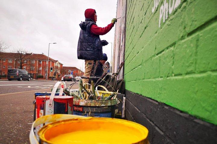Berömd 1,5 timme Belfast Murals Tour
