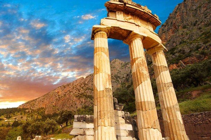 Excursion d'une journée à Delphes Ancien Oracle et vues panoramiques sur les montagnes Arachova