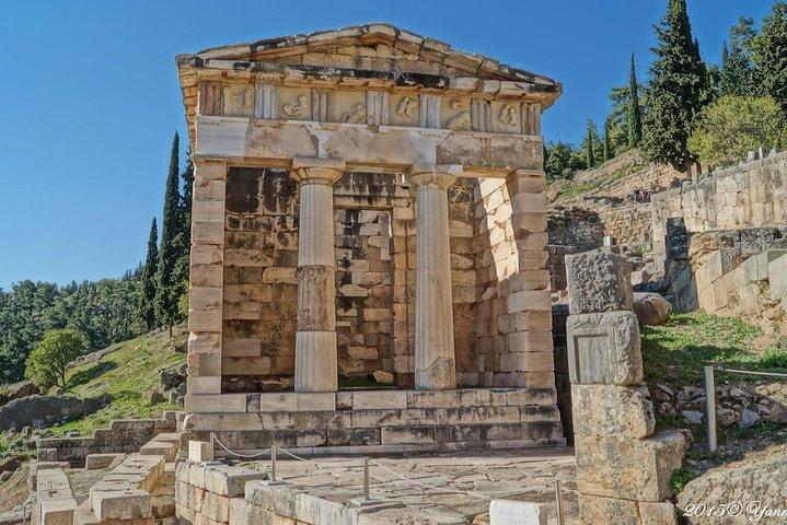 Excursion d'une journée à Delphes Ancien Oracle et vues panoramiques sur les montagnes Arachova