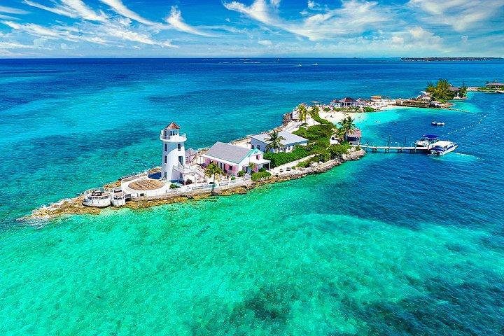 ナッソー：パール島プライベートオーシャンビューカバナ、ランチ＋ドリンク