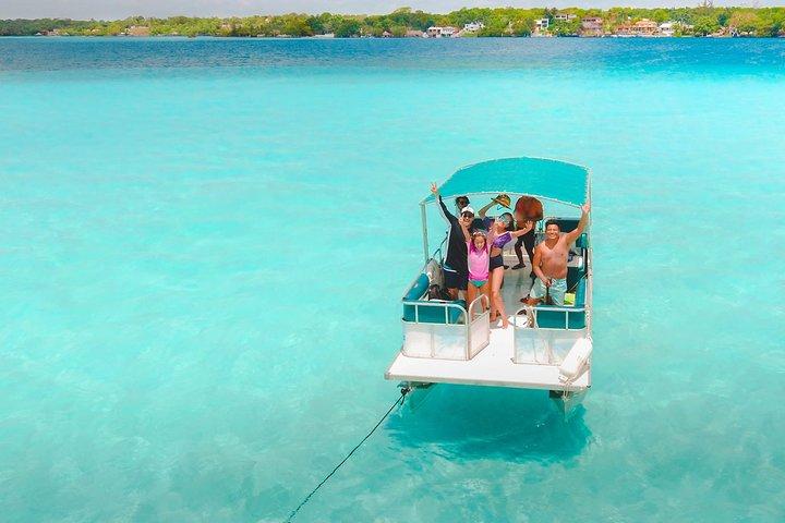 1 dagstur till Bacalar, Cenotes och 7-färgslagunen med lunch från Cancun