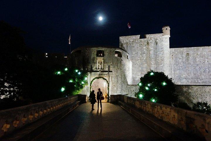 Visite privée de Dubrovnik de nuit