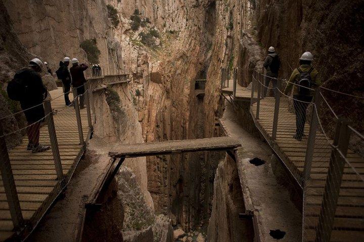 Privé avontuurlijke tour naar de Caminito Del Rey vanuit Sevilla