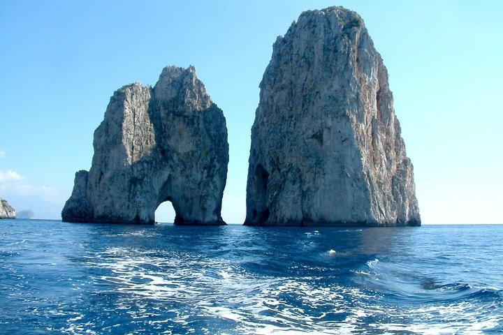 Capri Island og Blue Grotto fra Sorrento eller Positano eller Amalfi eller Salerno