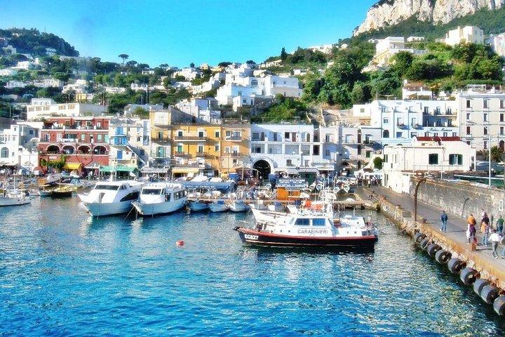 Isola di Capri e Grotta Azzurra da Sorrento o Positano o Amalfi o Salerno
