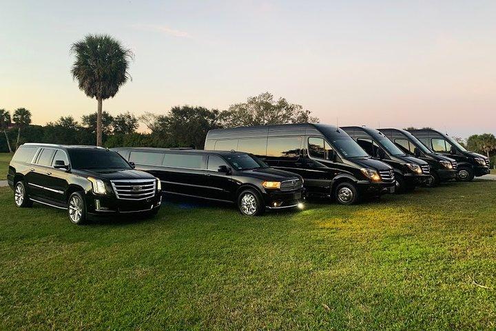 Luxuriöse Partybuslimousine in Miami