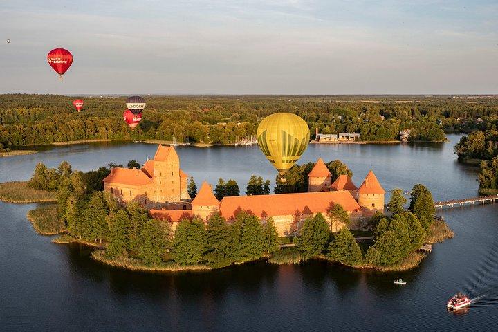 Romantic Hot Air Balloon Flight over Vilnius or Trakai