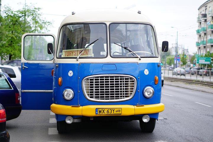 Warsaw City Sightseeing in a Retro Bus for Groups
