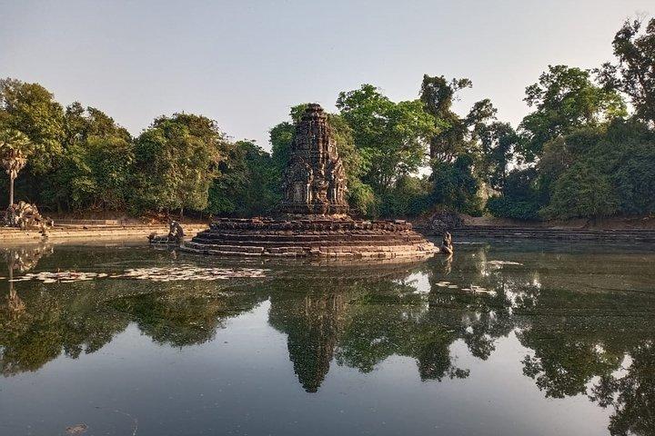 Excursão privada de meio dia: Templo de Preah Khan e Neak Pean