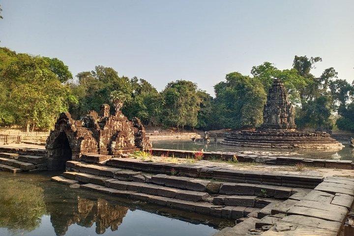 Excursão privada de meio dia: Templo de Preah Khan e Neak Pean