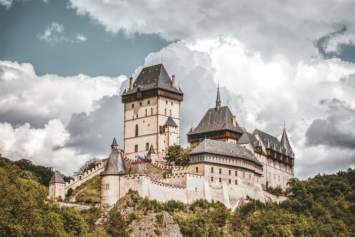 Privat Karlstejn Castle lyxtur från Prag med grottor