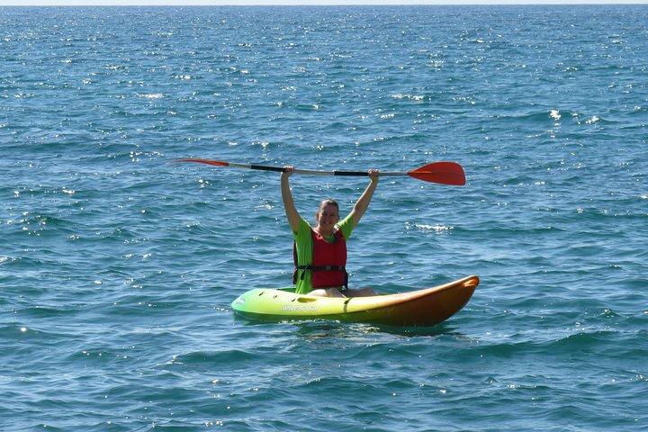 Iniciação ou visita guiada em Kayak pela Baía de El Campello (Alicante)