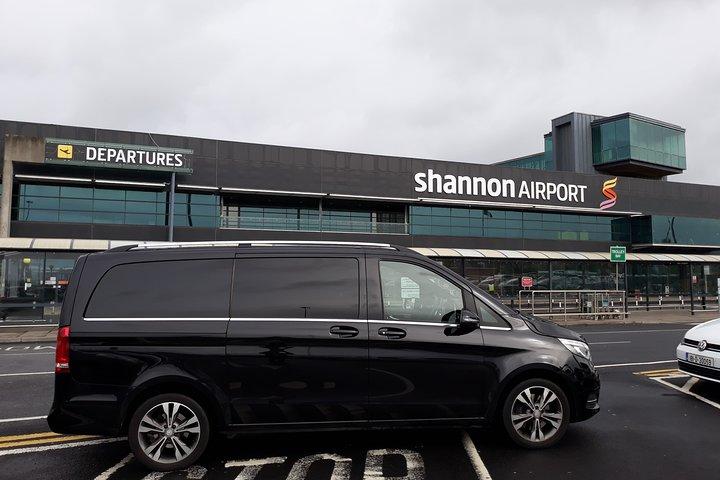 Shannon Airport to Galway City via Cliffs of Moher