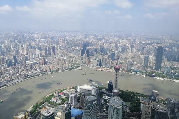 Visite privée d'une journée des points forts de Shanghai avec spectacle acrobatique
