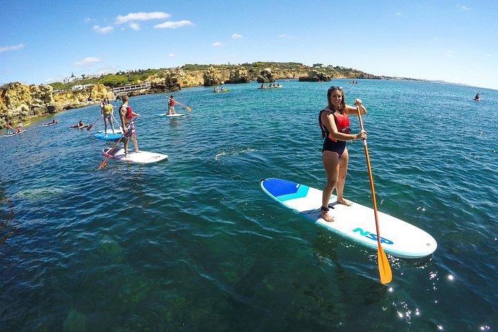 Albufeira Sea Caves & Hidden Beaches Guided SUP Tour