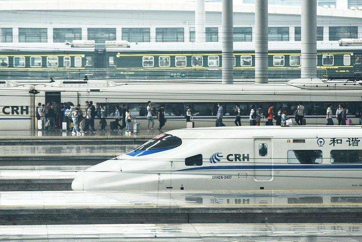 Nanjing til Shanghai Bullet togbillet med togstationsoverførsel