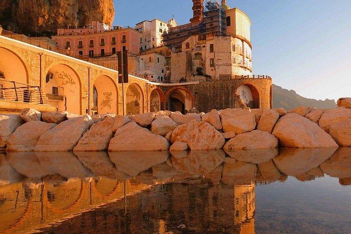 ローマからソレントとポジターノへの日帰り旅行、ラ・タリアータ農場でのlucnh