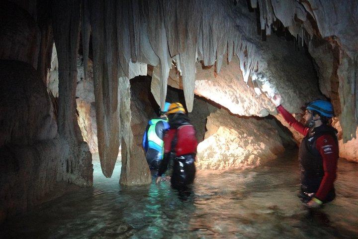 コヴェ・デ・コロムスの水泳と洞窟