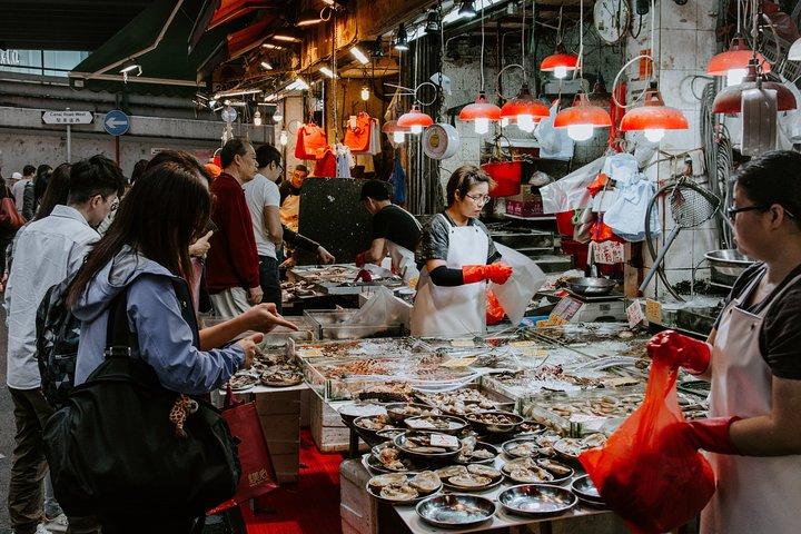 Recorrido privado de medio día por Hong Kong Food