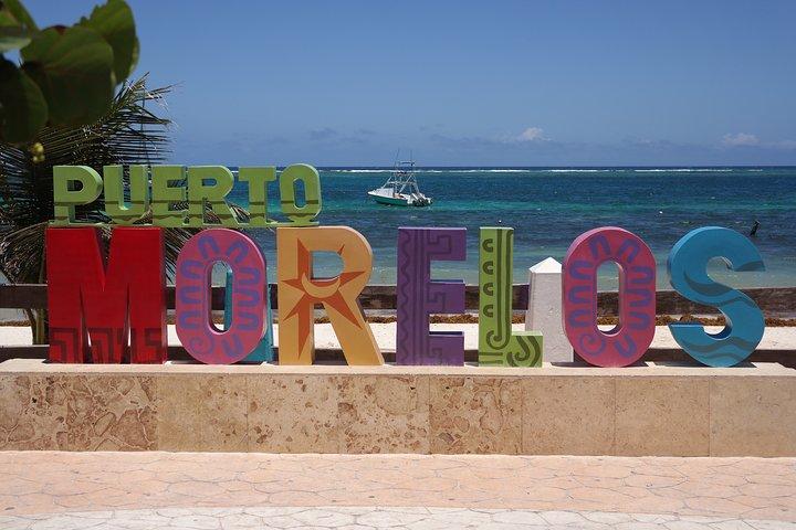 シュノーケリング体験のあるプエルトモレロスリーフのガイド付きツアー
