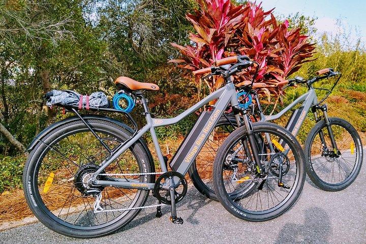 フロリダの村での電動自転車レンタル